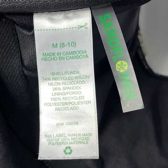 Sandflower Strappy One Piece Swimsuit (Medium 8-10) - Picture 10 of 10